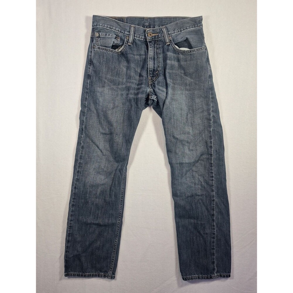Levi's 514 Straight Fit Jeans Mens 32x30 (Actual 31x28) Medium Wash Denim